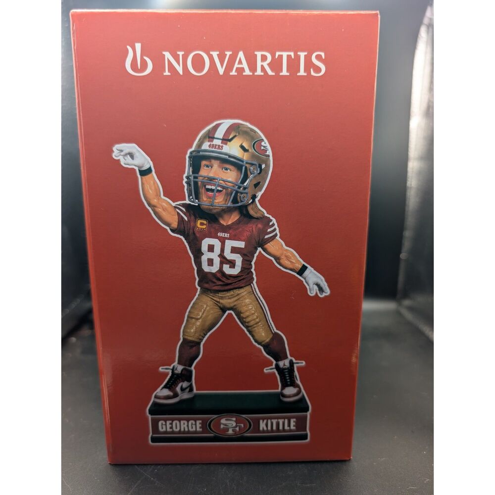 San Francisco 49ers George Kittle Limited Edition Novartis Bobblehead SGA